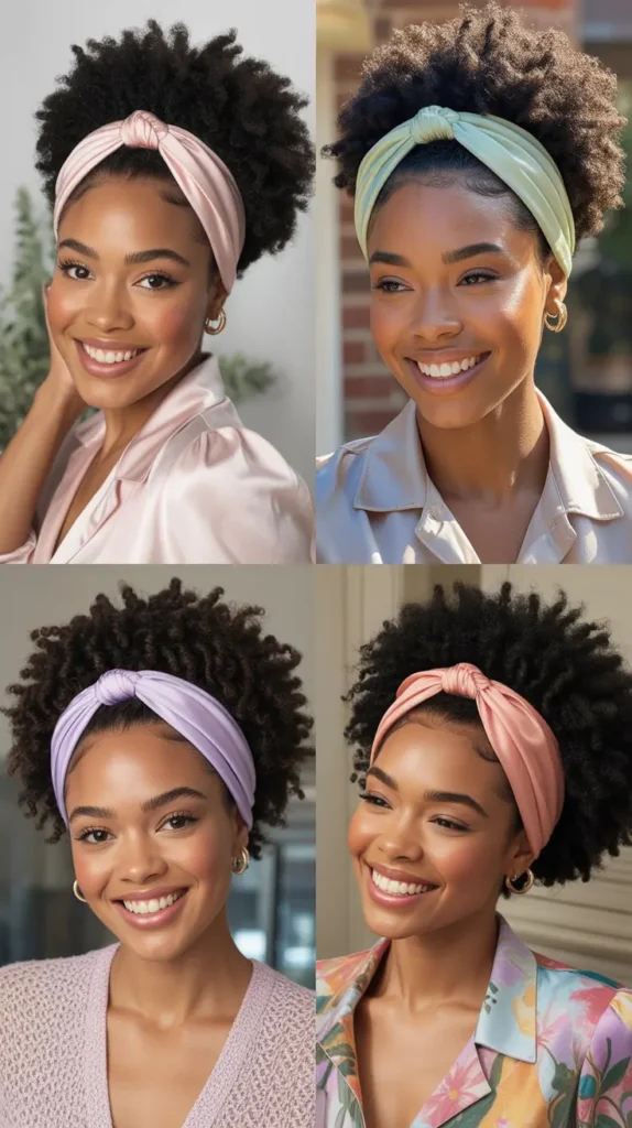 High Puff with Headband