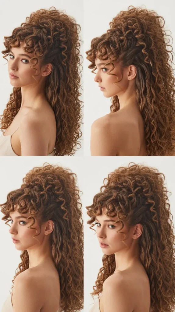 Voluminous Curly Ponytail