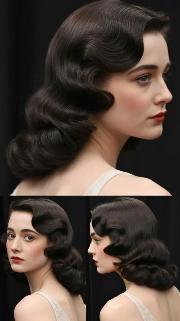 Vintage Wave Half-Up