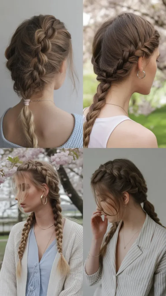 Knotted Braid Updo