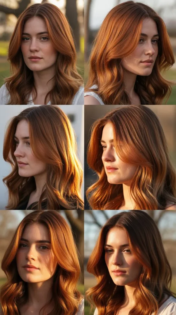 Copper and Amber Color Melt