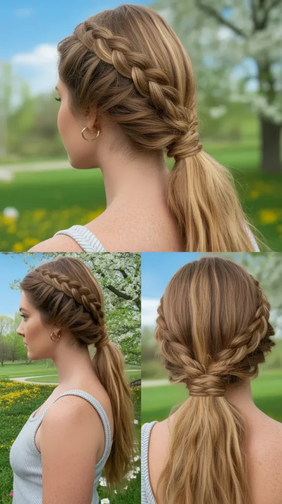 Rope Braid Ponytail