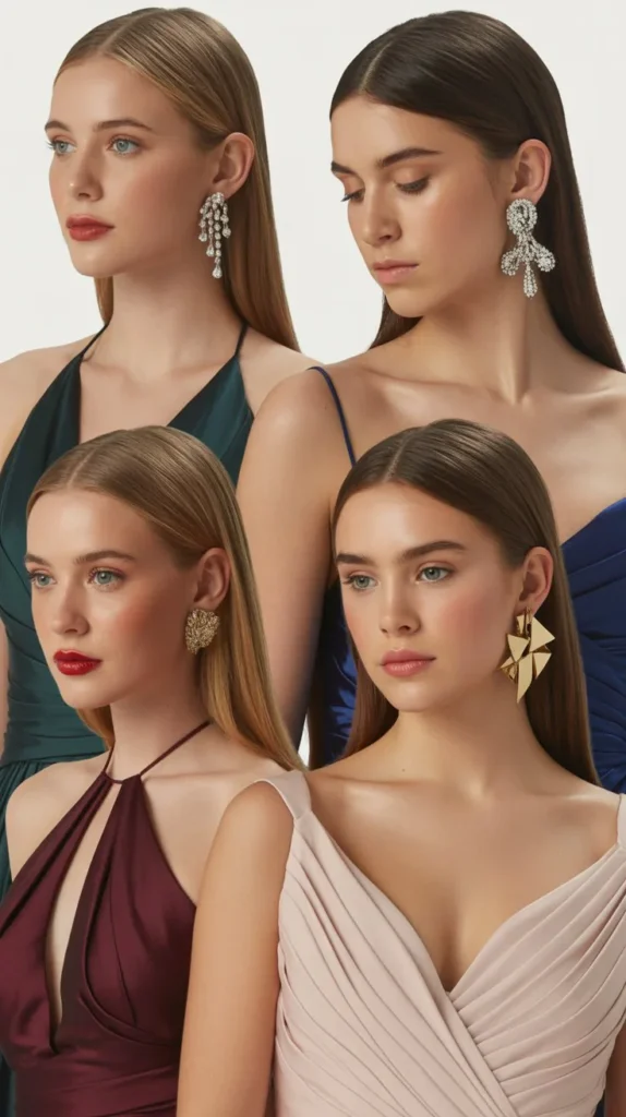 Straight Hair with a Sleek Side Tuck