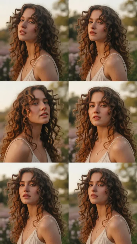 Cascading Loose Curls