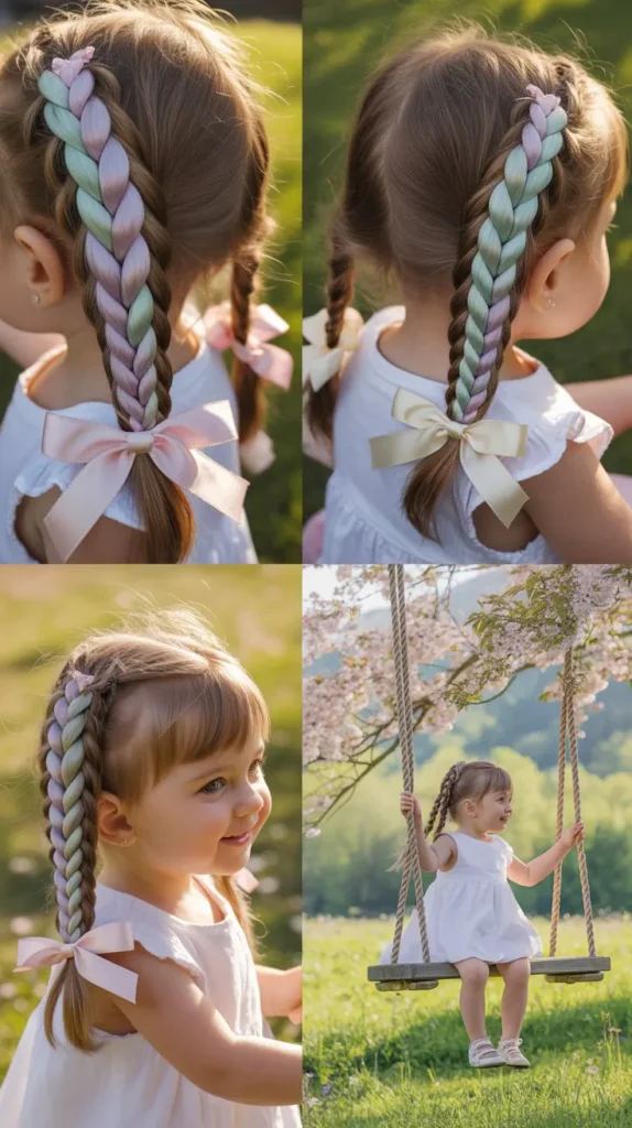 Twisted Rope Braid Pigtails