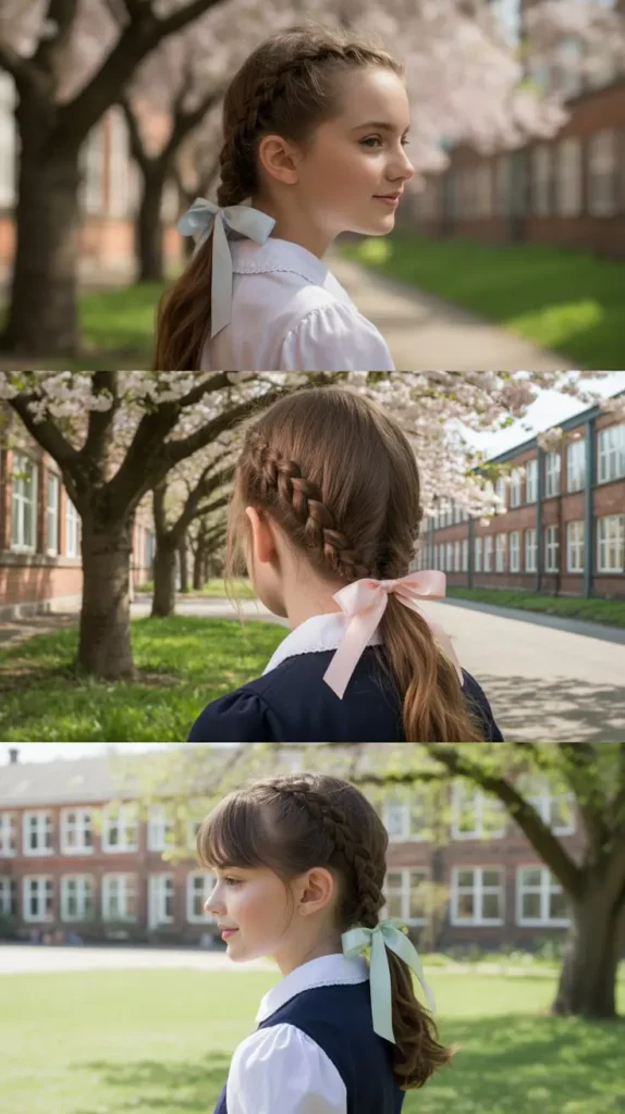 Braided Low Ponytail