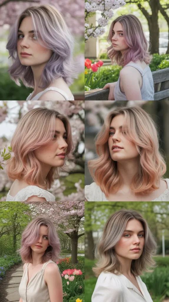 Spring Pastel Balayage