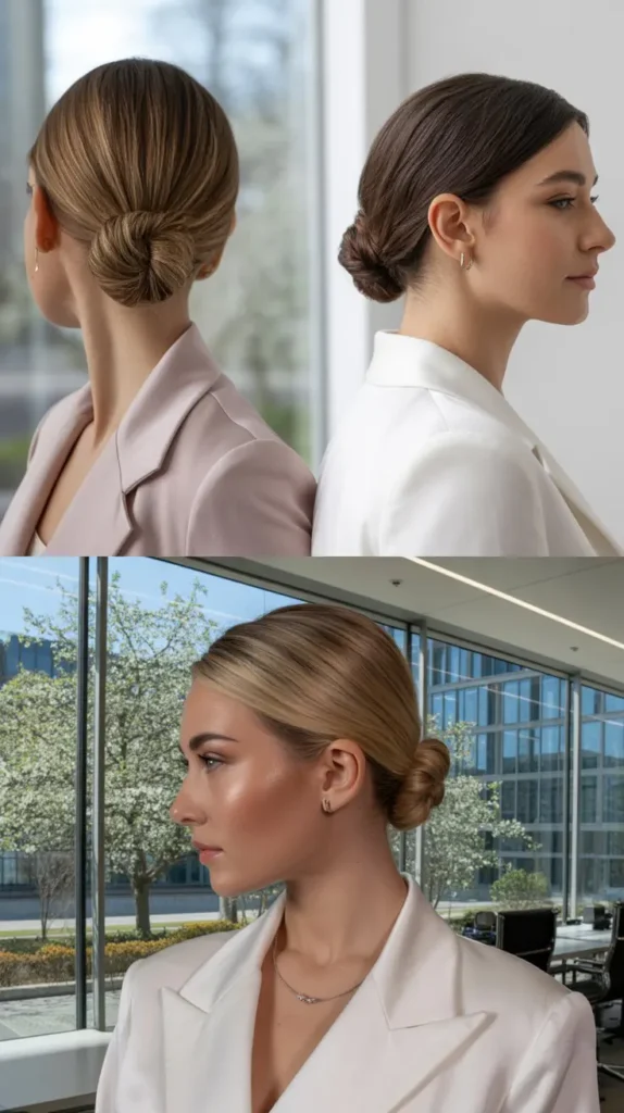 Knotted Low Bun