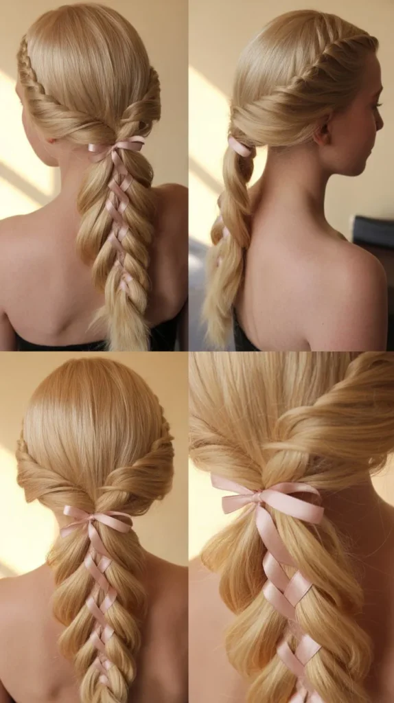Braided Side Ponytail
