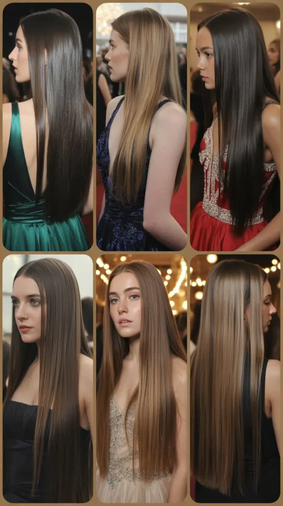 Ultra-Glossy Pin-Straight Goddess Hair