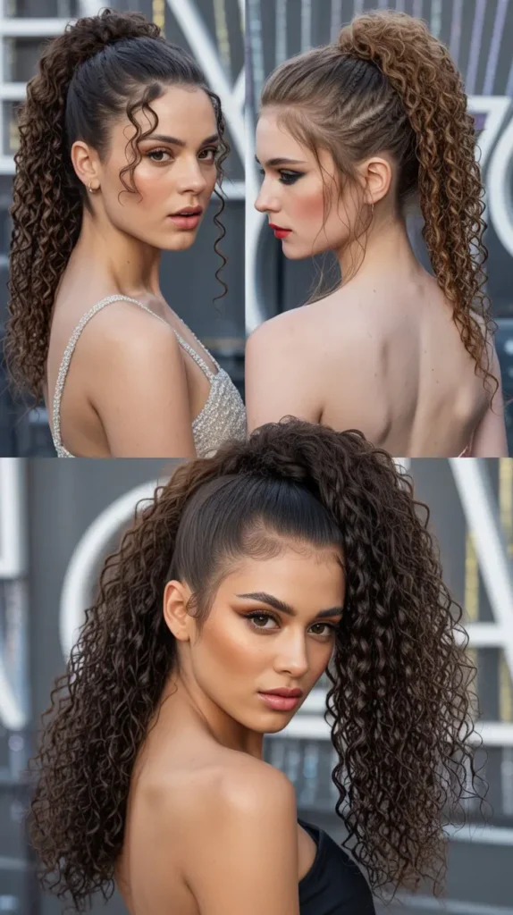 Crimped Texture Ponytail