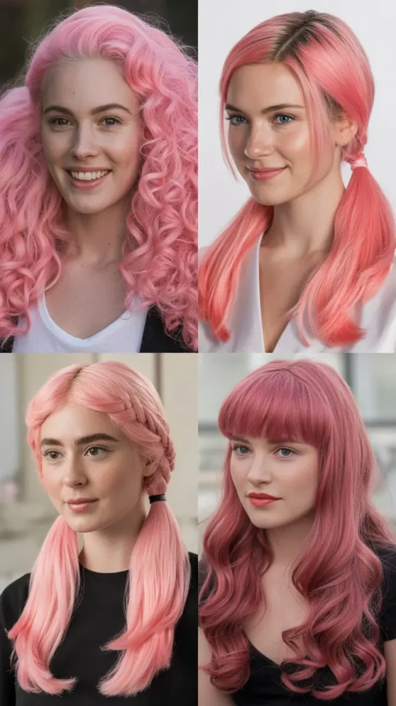 Pink Ponytail for Halloween and Cosplay