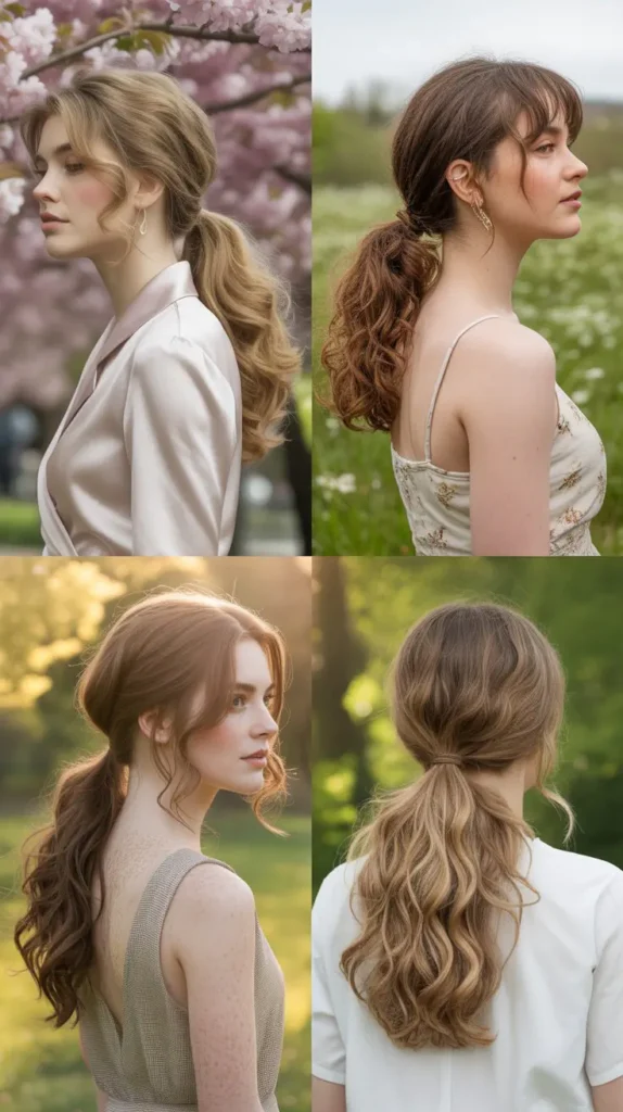 Textured Ponytail with a Twist