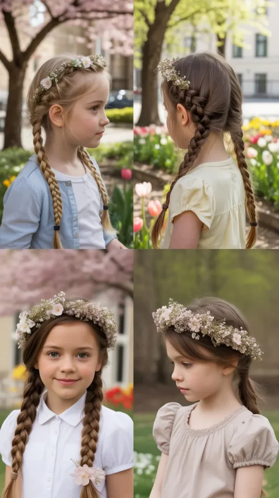 6. French Braid Crown