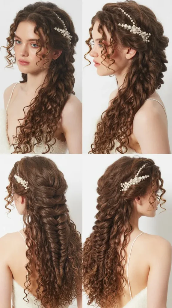 Curly Fishtail Braid