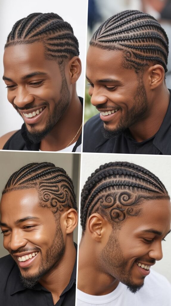 High-Top Cornrow Designs