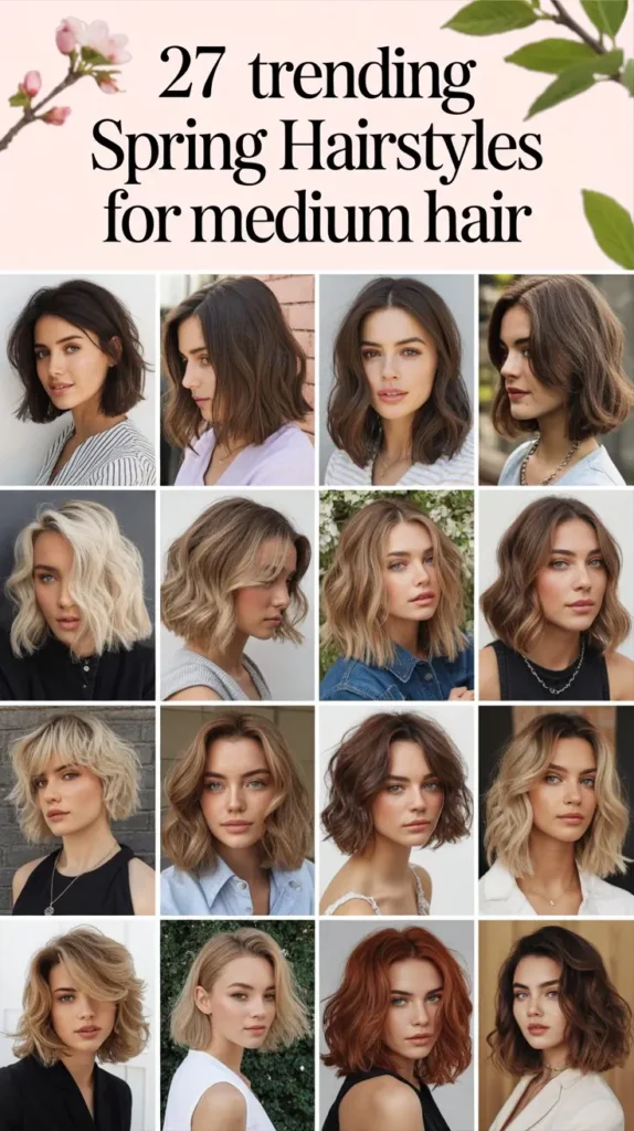 27 Trending Spring Hairstyles for Medium Hair 27 Trending Spring Hairstyles for Medium Hair