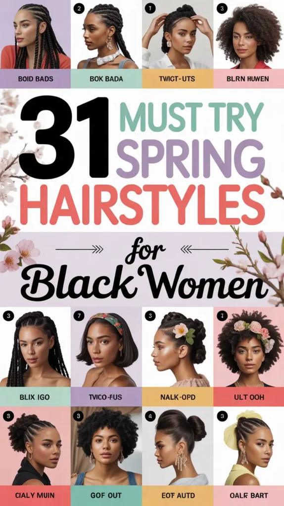 31 Must Try Spring Hairstyles for Black Women
