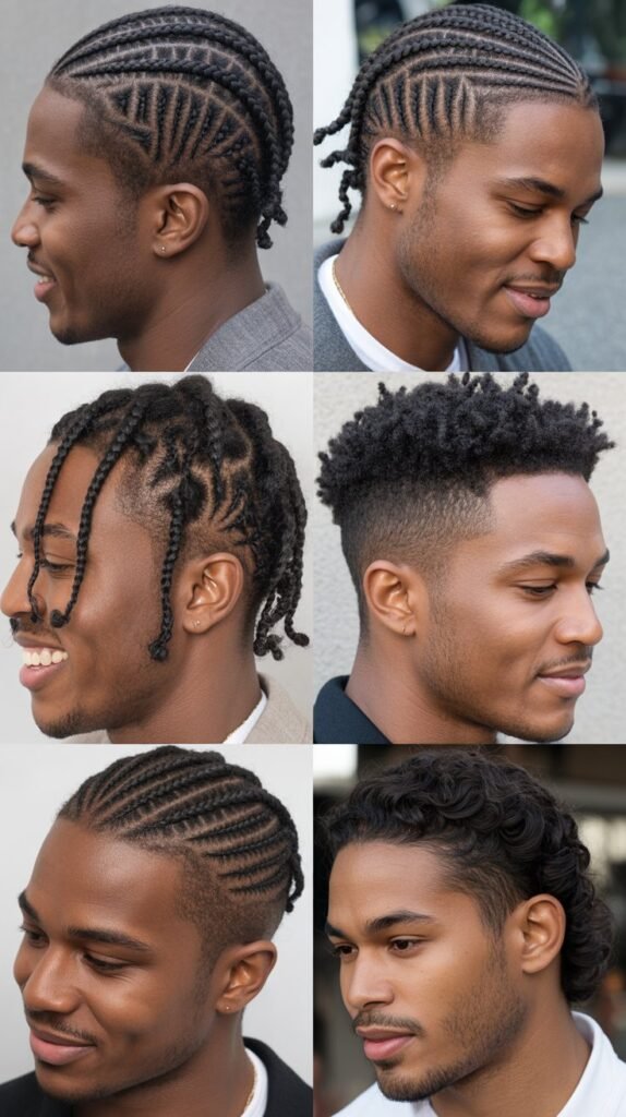 Cornrow Crown with Free Back Section