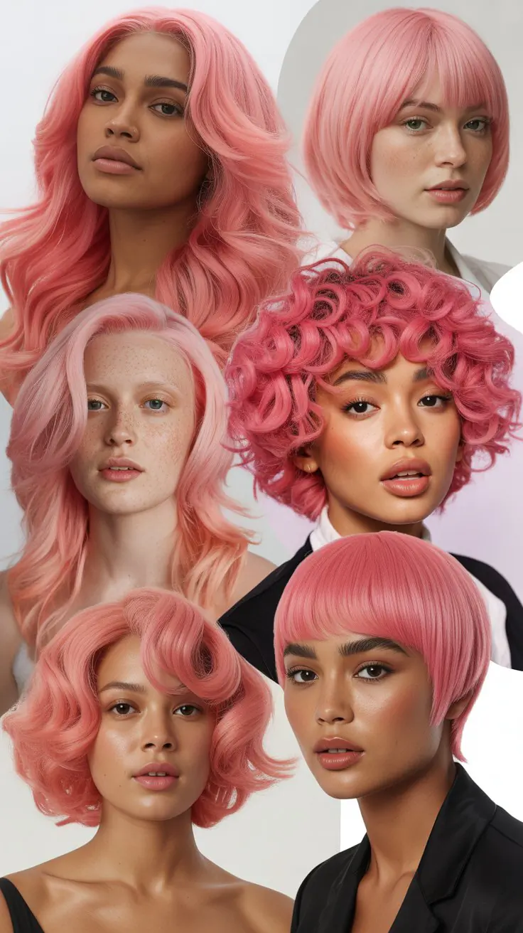 33 Must-Try Pink Wig Hairstyles for Black Women