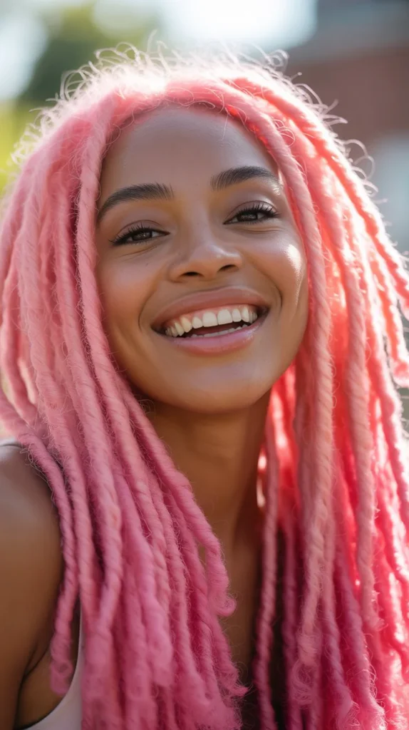 Pink Locs Wig