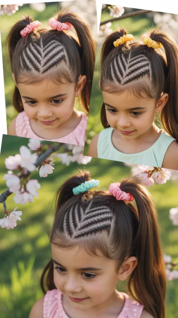 Zigzag Part Ponytail