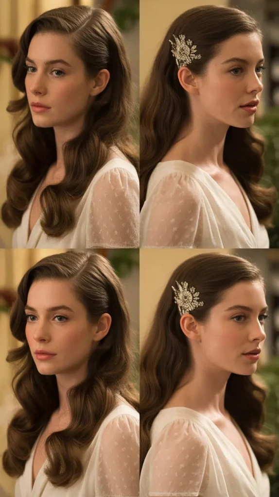 Side-Parted Vintage Waves