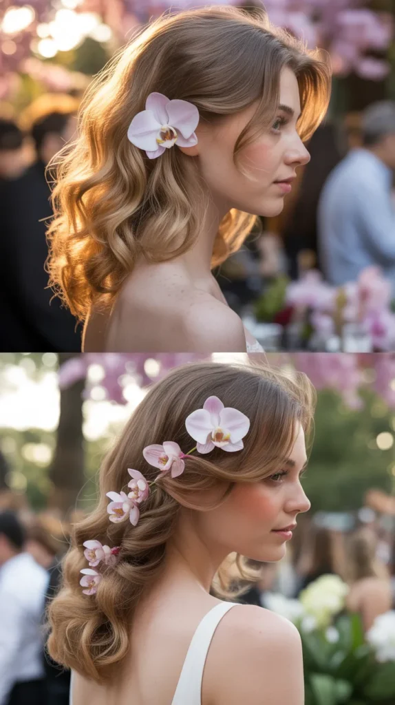 Side-Swept Waves with Orchids