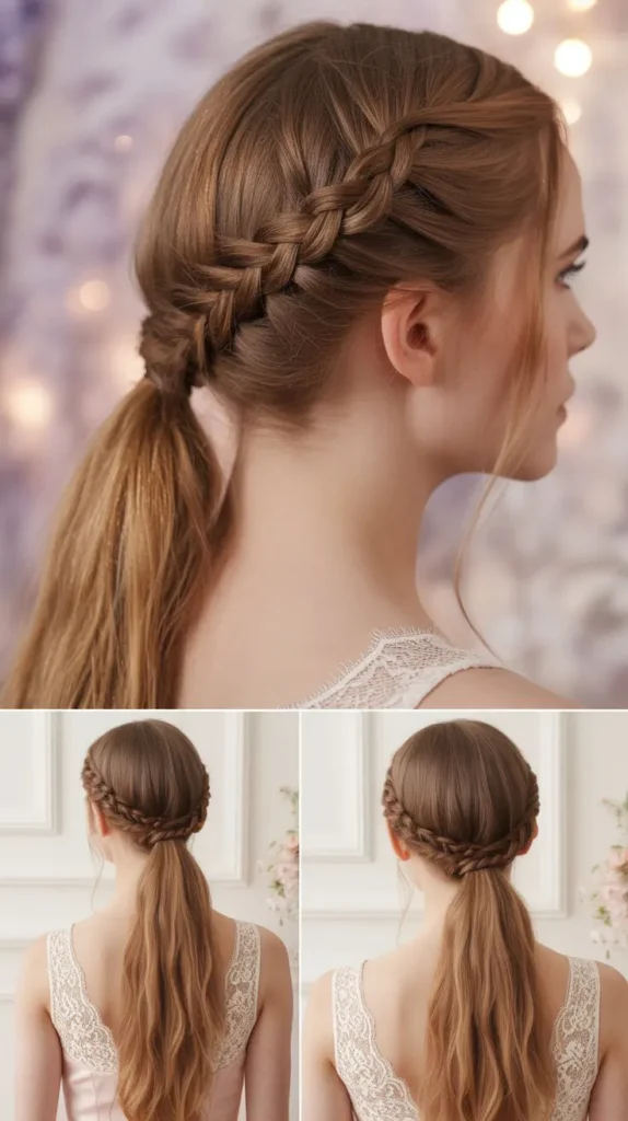 Lace Braid Ponytail