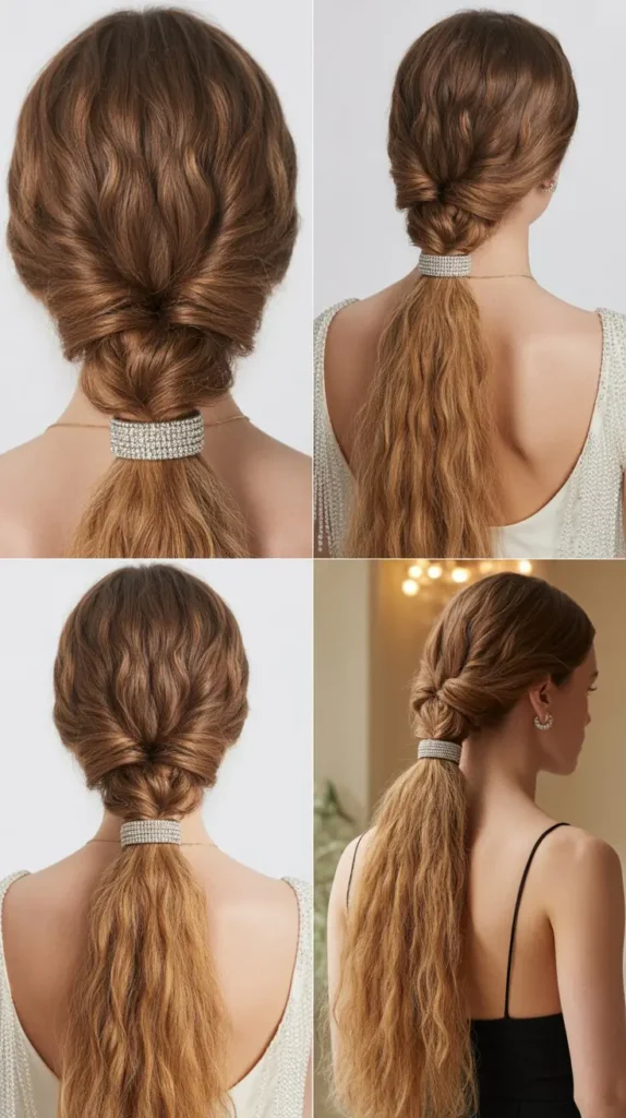 Twisted Rope Ponytail