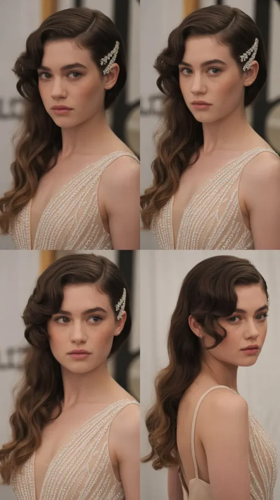 🎀 Side-Swept with Deep Side Part