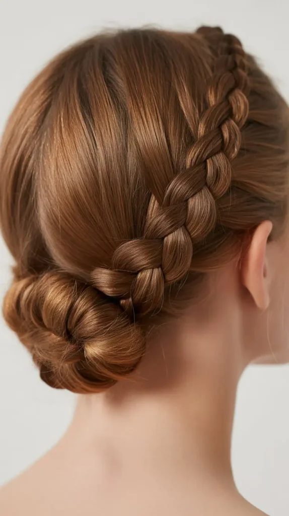  Double Braid Updo