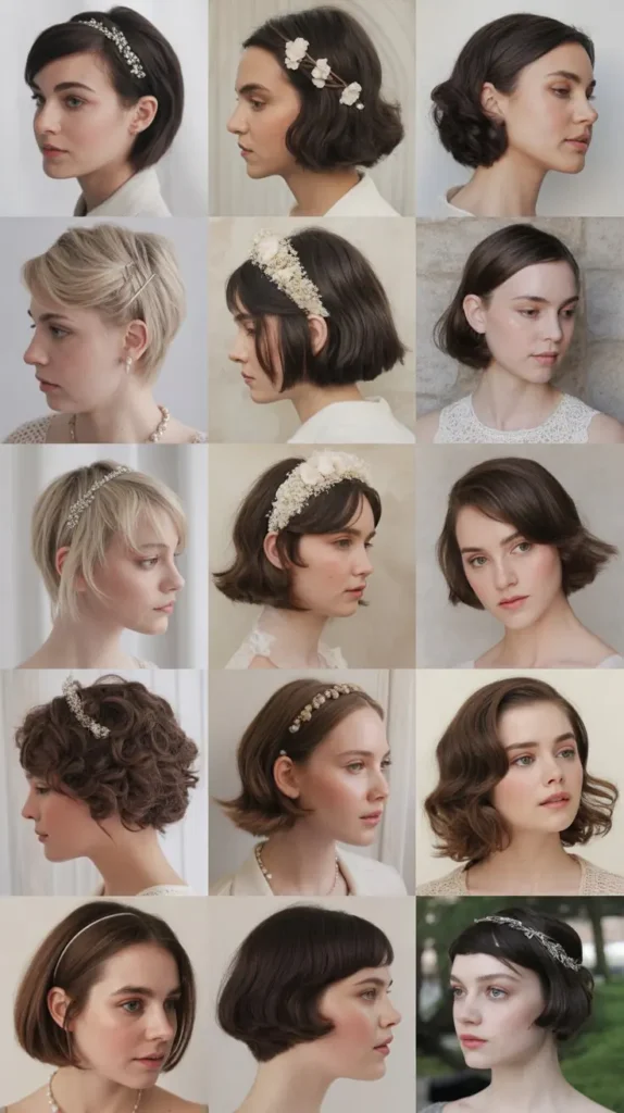 25 Easy Short Hair Wedding Hairstyles You’ll Love