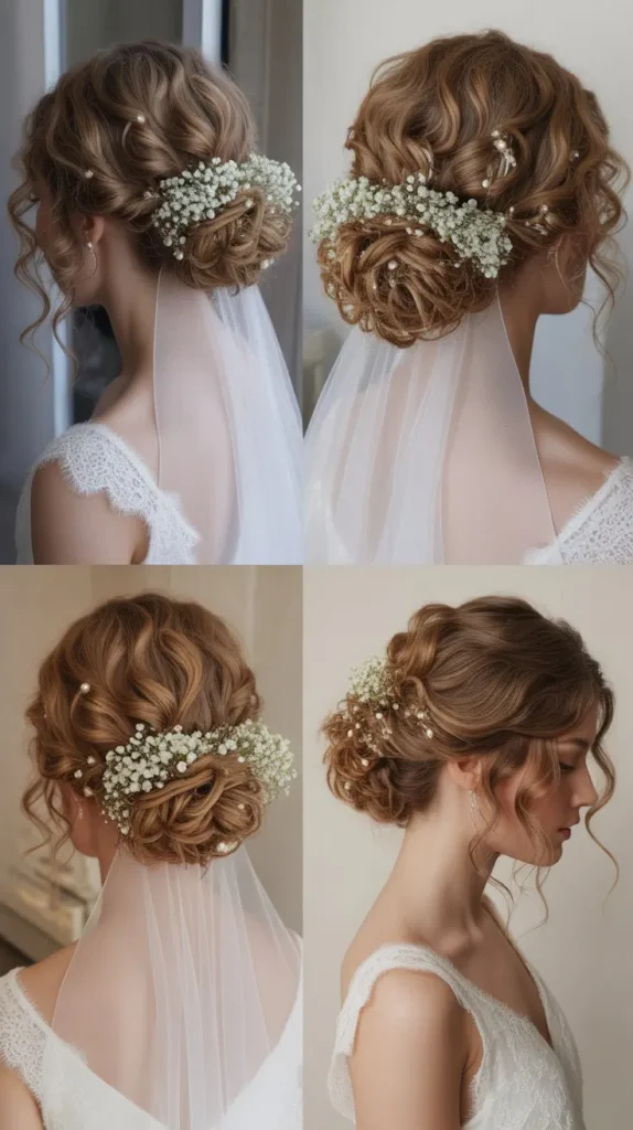 35 Romantic Curly Hair Wedding Updos Brides Are Loving 35 Romantic Curly Hair Wedding Updos Brides Are Loving