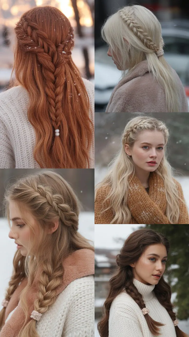 33 Trendy Winter Braided Hairstyles Perfect for Cold Days