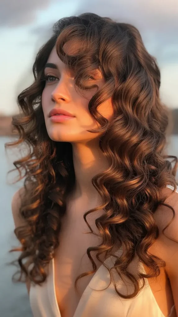  Long Voluminous Curls