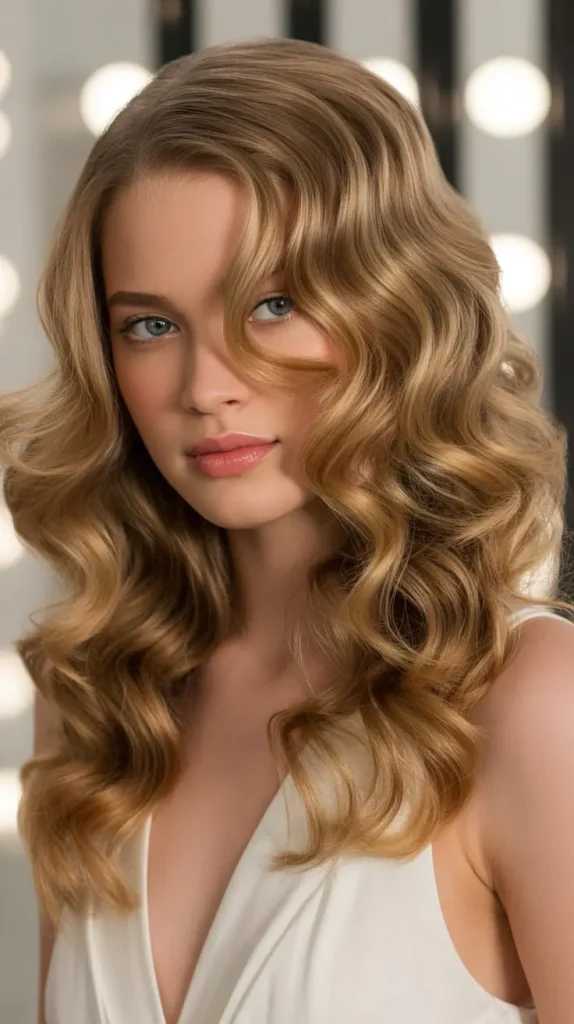 Loose Hollywood Curls