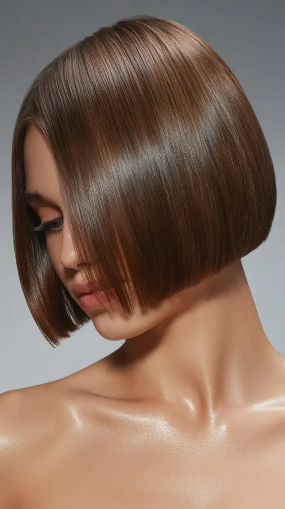 Sleek Straight Short Hair