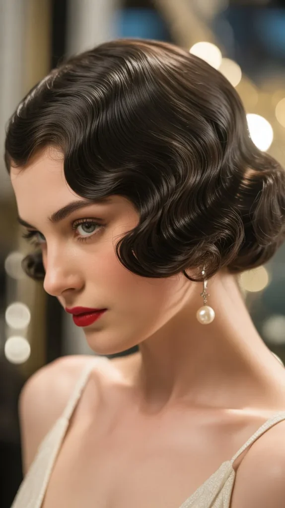 Romantic Finger Waves on a Bob