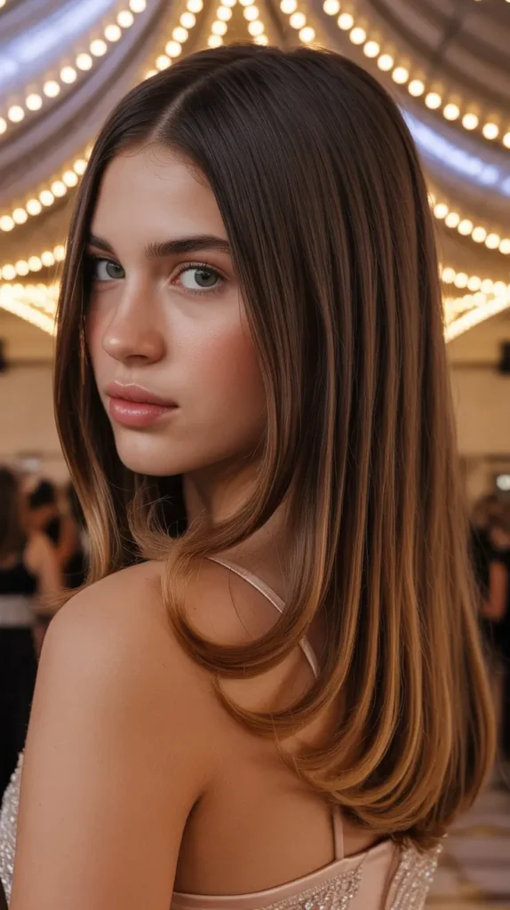 Straight Hair with Subtle Ombre