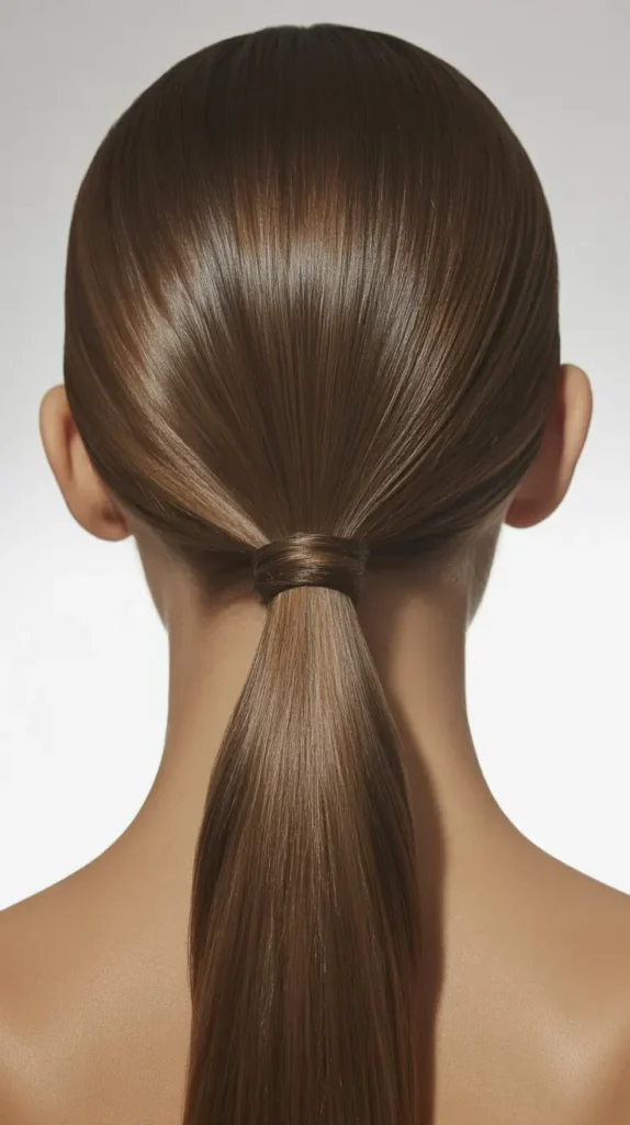 The Polished Sleek Ponytail