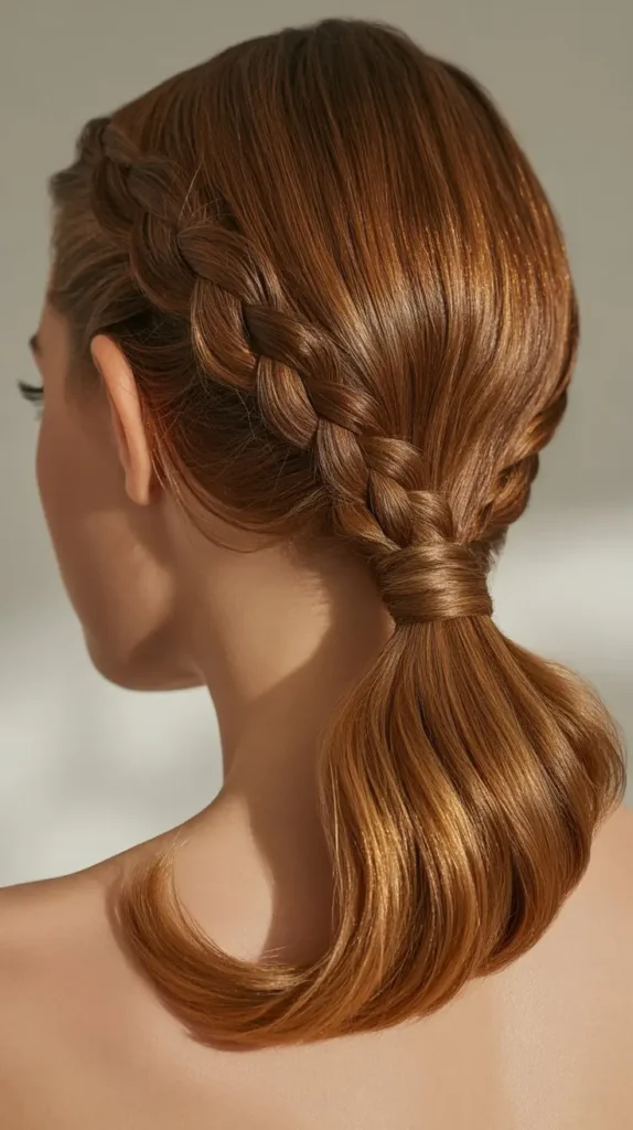 Side Braided Ponytail