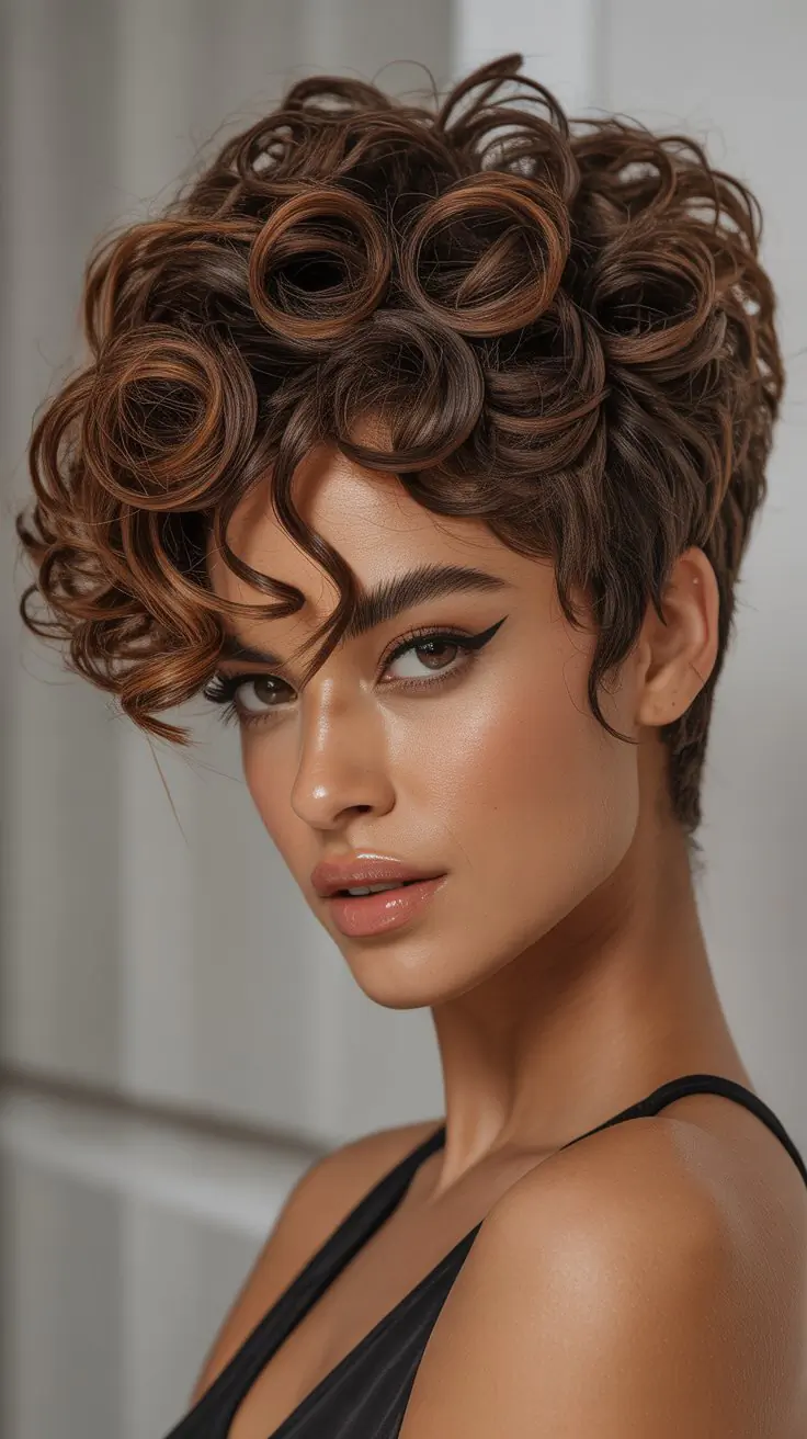 40 Bold and Feminine Curly Pixie Cuts Trending Right Now
