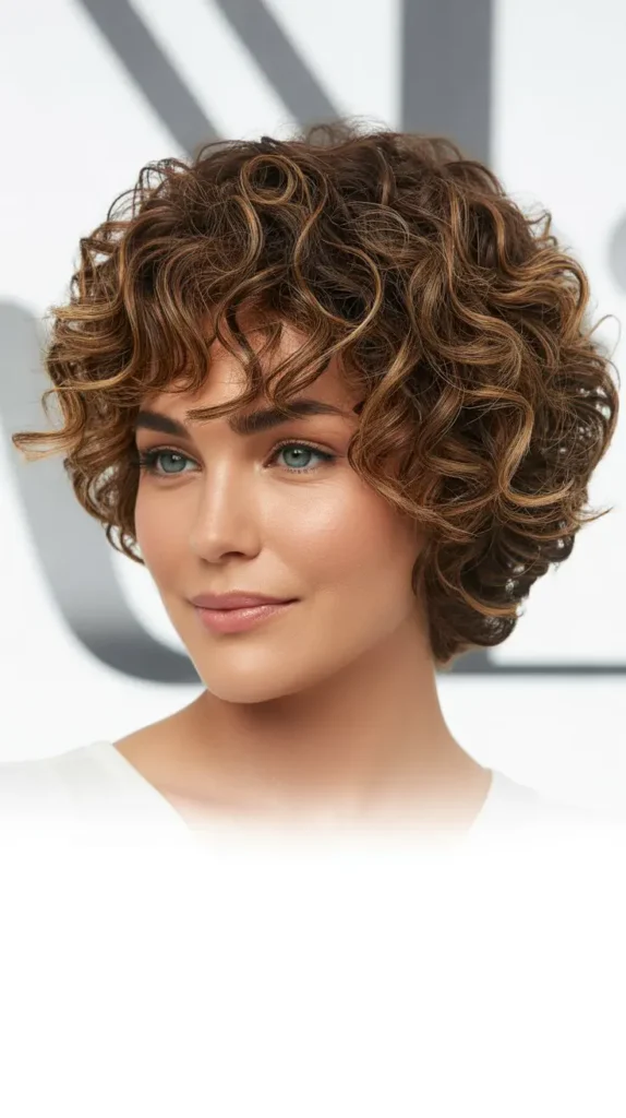 Short Curly Wedge Hairstyles That Turn Heads