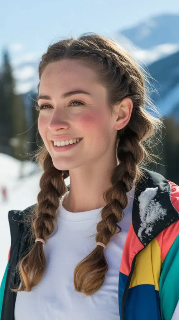 Braided Low Pigtails