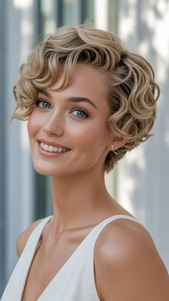 Curly Pixie Cut