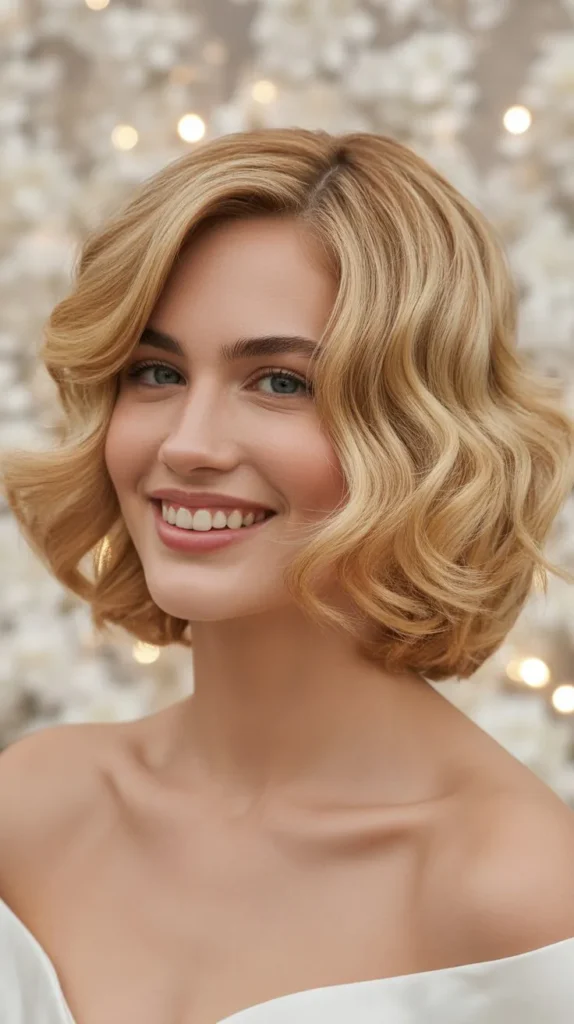Wavy Layered Bob