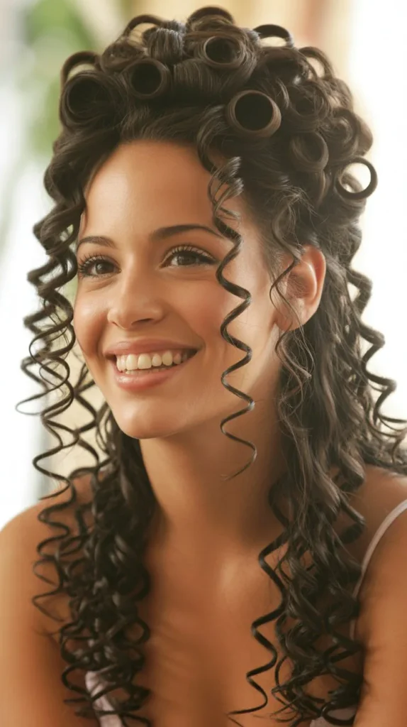 Crown Puff with Ringlets