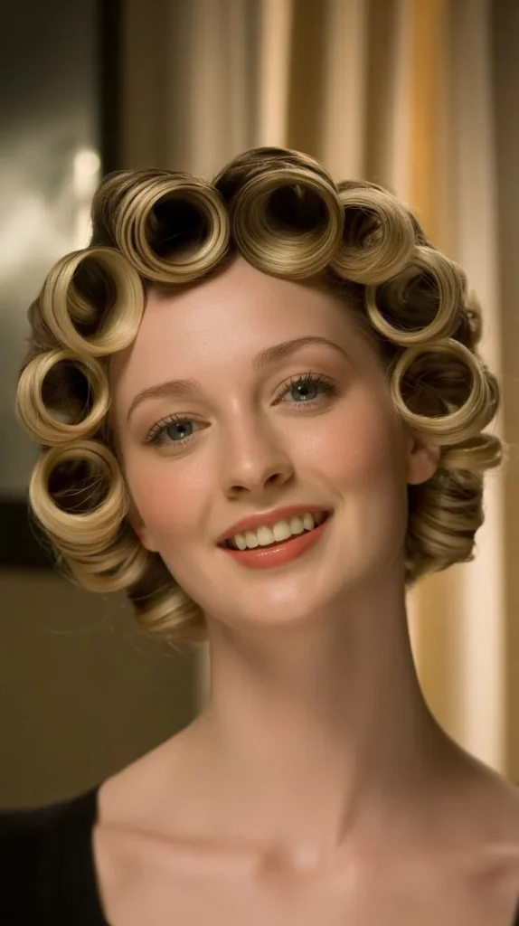 Vintage Spiral Curls