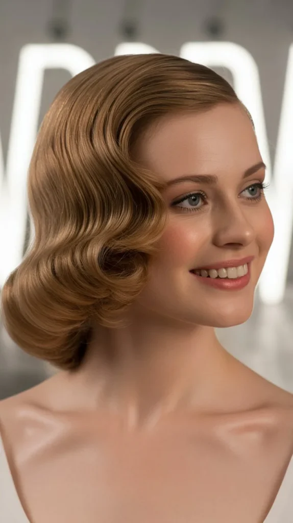 Side-Part Vintage Waves